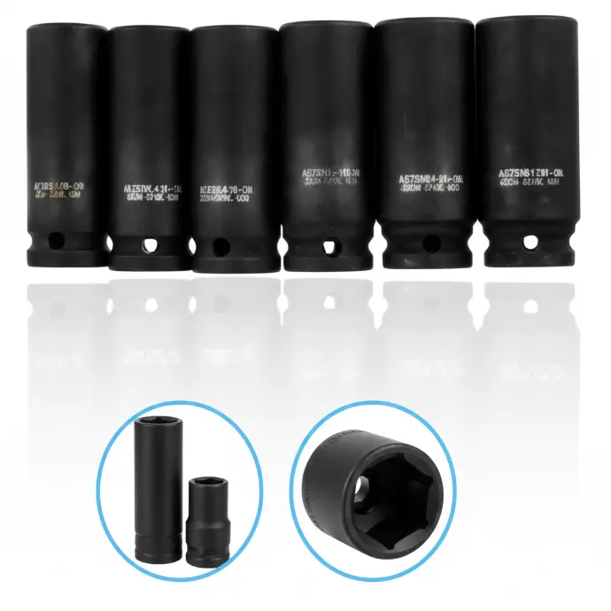 Khẩu dài cho súng vặn ốc 1/2", cỡ 19 mm