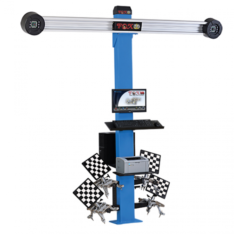 Thiết bị kiểm tra góc đặt bánh xe công nghệ 3D 2camera (màu xanh)