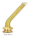 Van lốp xe không săm cho cho xe tải và xe buýt (cong - đầu chụp thép), dài 60mm