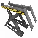 Cầu nâng cắt kéo kiểm tra góc đặt bánh xe 4.5 tấn, lắp nổi (3 pha, màu ghi RAL7016, gồm đĩa lái)